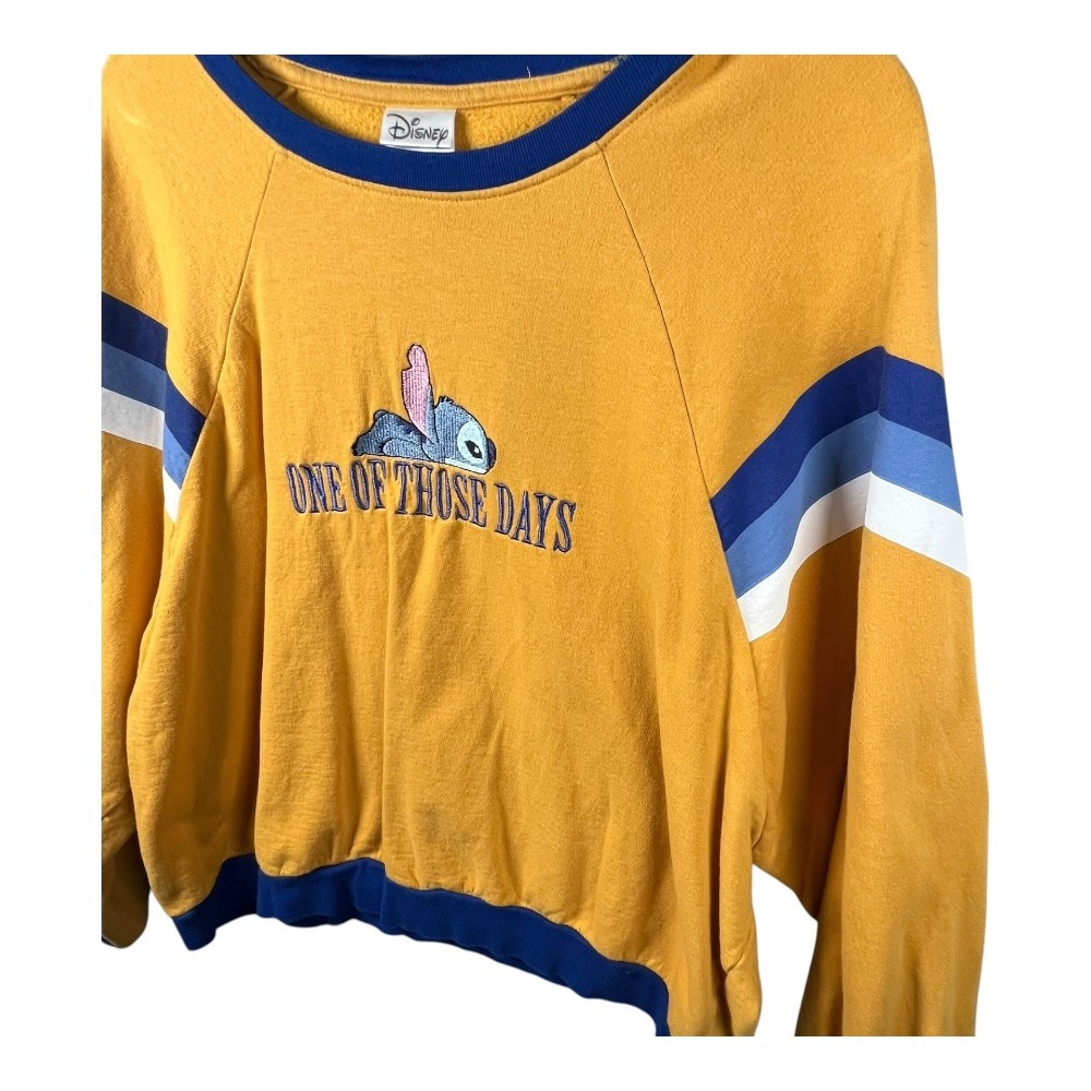 Vintage Disney Stitch Graphic Sweatshirt L Pullover Top Embroidered‎ Crewneck